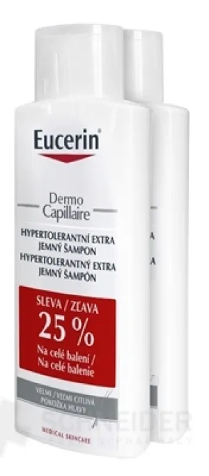 Eucerin DermoCapillaire Šampón Hypertolerantný
