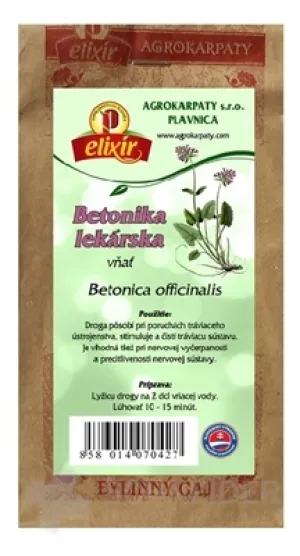 AGROKARPATY BETONIKA LEKÁRSKA