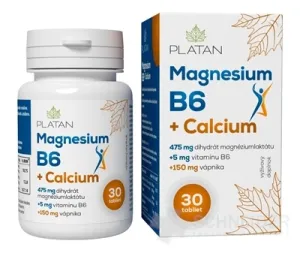 PLATAN Magnézium B6 + Calcium