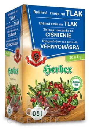 Herbex bylinná zmes na tlak 20 x 3 g