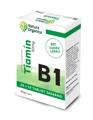 NATURA ORGANICA Tiamín 50 mg - 30TBL