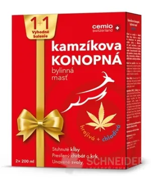 Cemio Kamzíkova konopná masť 1+1
