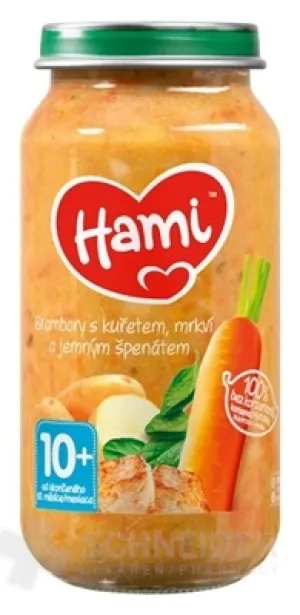 Hami príkrm Zemiaky s kuraťom, mrkvou