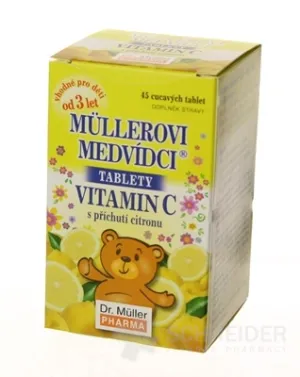 MÜLLEROVE medvedíky - vitamín C