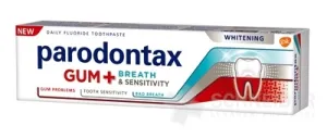 Parodontax ĎASNÁ + DYCH & CITLIVÉ ZUBY WHITENING
