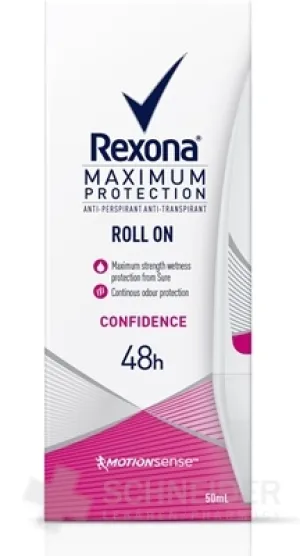 Rexona MAXIMUM PROTECTION confidence