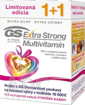 GS Extra Strong Multivitamin tbl. 50+50 dárek 2017 ČR/SK