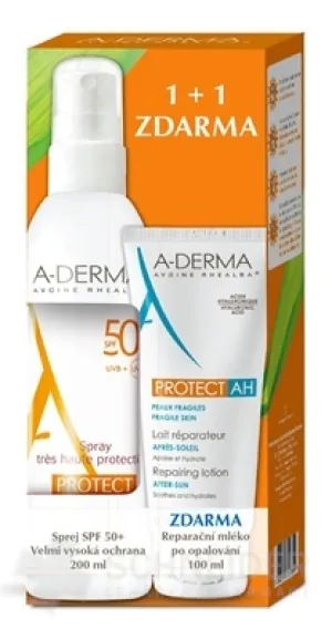 A-DERMA PROTECT SPRAY SPF50+ (1+1 zadarmo)