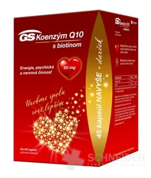 GS Koenzym Q10 60mg cps. 45+45 darček 2021