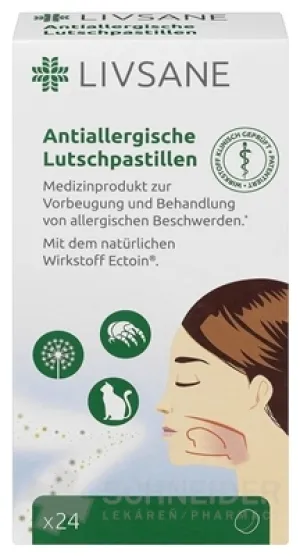 LIVSANE Antialergické pastilky