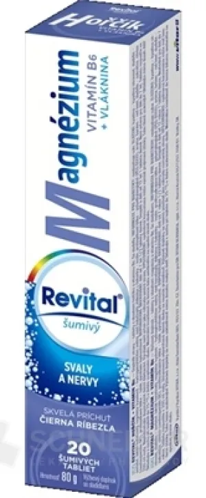 Revital Magnézium + B6 šumivý