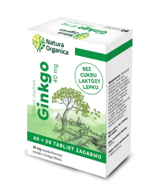 Natura Organica Ginkgo 40 mg 80tbl