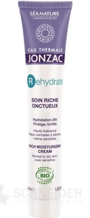 JONZAC Rehydrate Výživný HYDRATAČNÝ KRÉM BIO