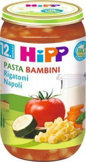 HiPP Príkrm BIO PASTA BAMBINI Rigatoni NEAPOL