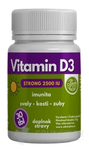 MEDICAL Vitamin D3 Strong 2500 IU