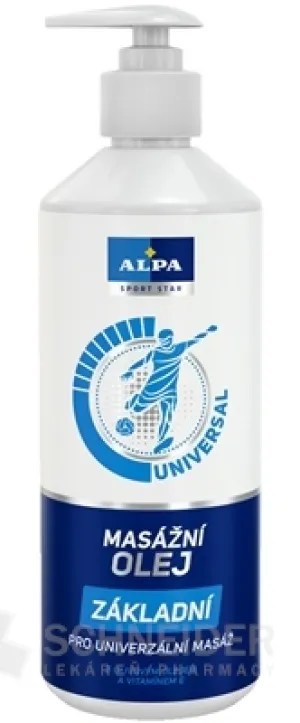 ALPA SportStar OLEJ MASÁŽNY ZÁKLADNÝ