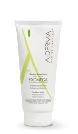 A-Derma Exomega emolienčný balzam + Exomega sprchový olej zdarma