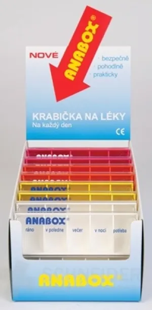 ANABOX Dávkovač na lieky Denný box