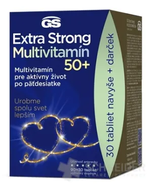GS Extra Strong Multivitamin 50+ tbl. 90+30 darček 2022