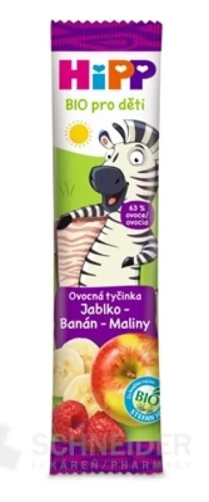 HiPP BIO Ovocná tyčinka Banán-Jablko-Maliny