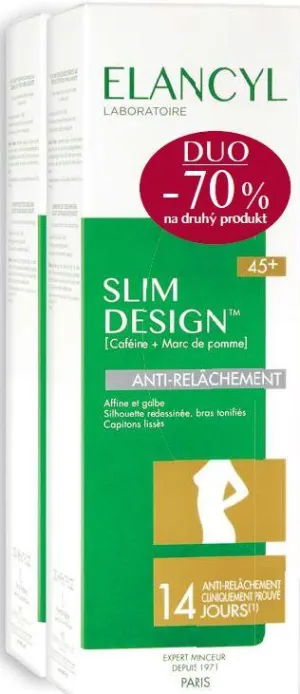Elancyl Slim Design 45+ Starostlivosť proti ochabovaniu kože 2x200ml