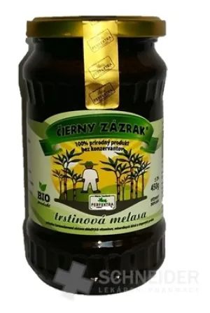 ČIERNY ZÁZRAK trstinová melasa BIO