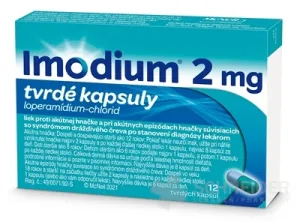 IMODIUM® 2mg tvrdé kapsuly, 12 tvrdých kapsúl