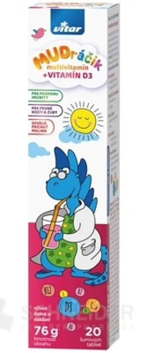 VITAR MUDráčik multivitamín + VITAMÍN D3