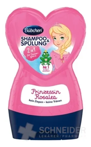 BUBCHEN KIDS SHP+KONDICIONÉR 2v1 PRINCEZNÁ ROSALEA