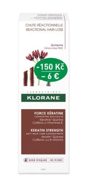 Klorane Force Keratine koncentrát pri vypadávaní vlasov 125ml