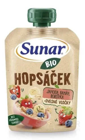 Sunar BIO HOPSÁČEK Jahoda, banán, čučoriedka
