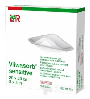 Vliwasorb sensitive Krytie na rany 20x20 cm