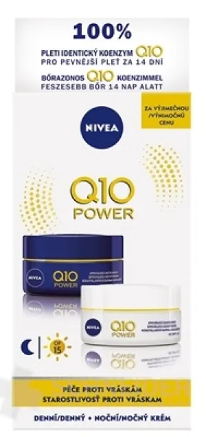 NIVEA Spevňujúci denný a nočný krém Q10 POWER DUO