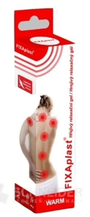 FIXAplast WARM Hrejivý relaxačný gél