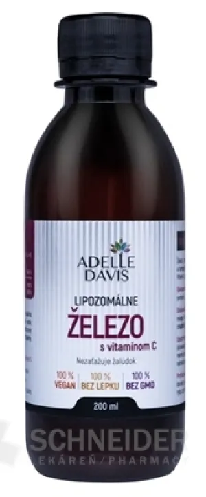 ADELLE DAVIS Lipozomálne ŽELEZO s vitamínom C
