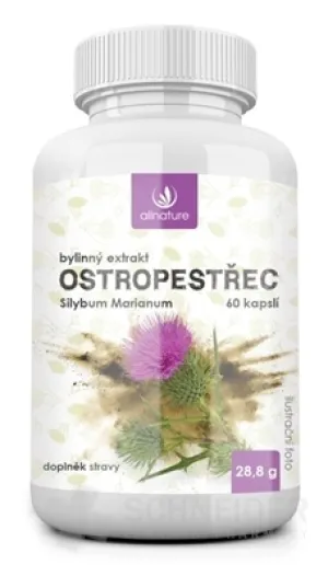 Allnature OSTROPESTREC bylinný extrakt