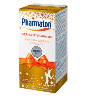 PHARMATON GERIAVIT VITALITY 50+ vianočné balenie