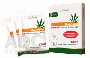 Cannaderm thermolka HREJIVÁ KONOPNÁ NÁPLASŤ 3 ks