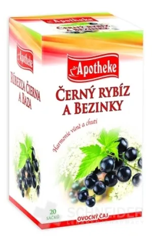 APOTHEKE PREMIER SELECTION ČAJ RÍBEZĽA ČIER.A BAZA
