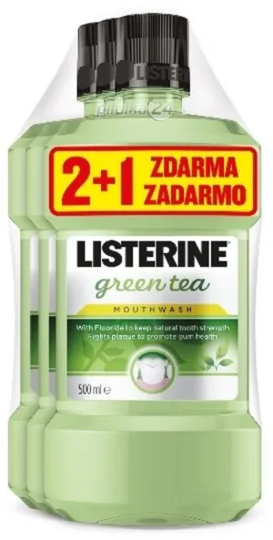 Listerine green tea 2+1 zdarma