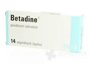Betadine 200 mg vaginálne čapíky