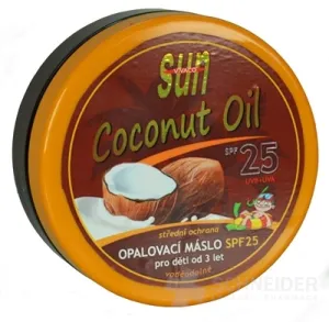 SUN COCONUT OIL opaľovacie MASLO KIDS SPF 25