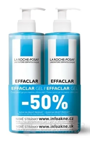 LA ROCHE-POSAY Effaclar gél 1+1
