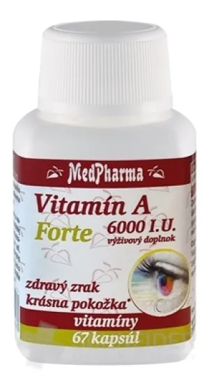 MedPharma Vitamín A 6000 I.U. Forte