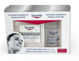 Eucerin Hyaluron-Filler denný krém na suchú pleť 50ml + micelárna voda 3v1 125ml