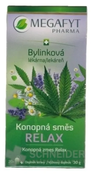 MEGAFYT Bylinková lekáreň Konopná zmes RELAX