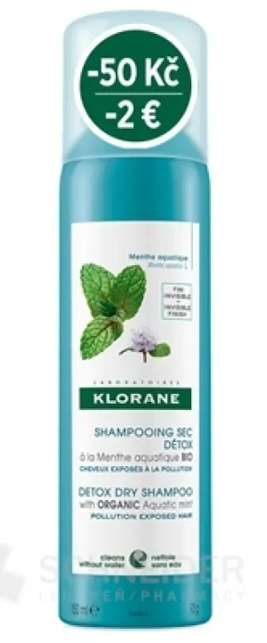 KLORANE SHAMPOOING SEC DETOX Menthe BIO (Zľava)