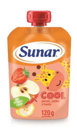 Sunar COOL OVOCIE  Jahoda,banán, jablko