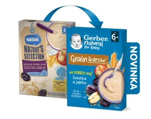 Gerber Natural Mliečna KAŠA Pšenično-ovsená