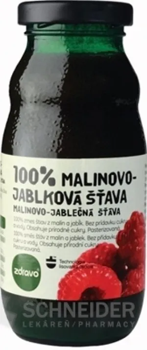 zdravo 100% MALINOVO-JABLKOVÁ ŠŤAVA